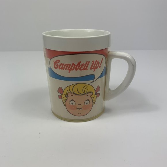 Vintage 1970s Soup Campbell Up! Plastic Cup by West Bend Thermo-Serv - Picture 3 of 8